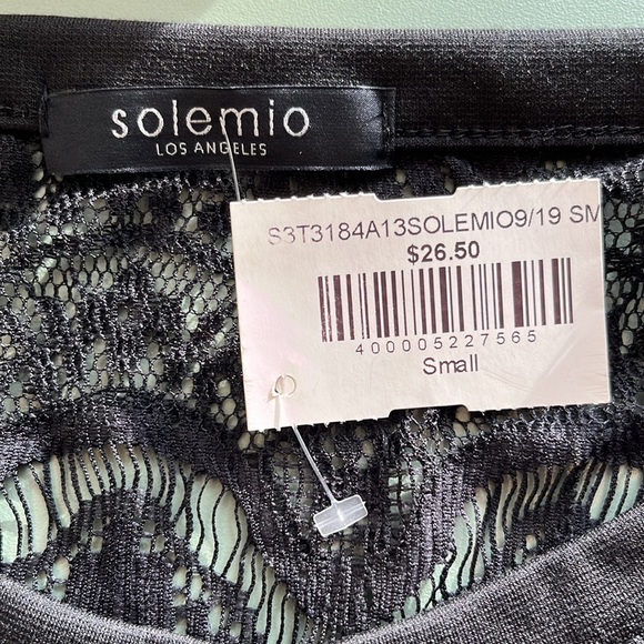 NWT sheer crop pullover - Picture 3 of 3